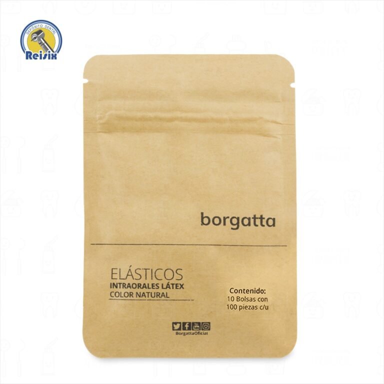 Ligas Intraorales Látex Borgatta Bolsita con 100