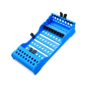 Cassette autoclavable para 8 instrumentos colores