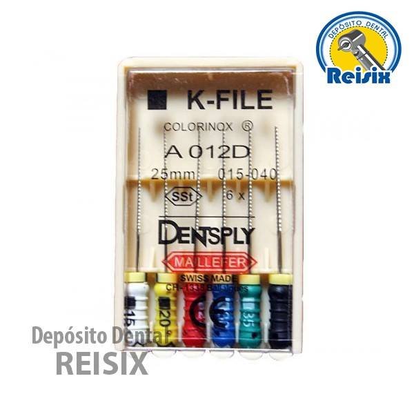 Limas K-File Ready Steel Dentsply Maillefer 6 limas