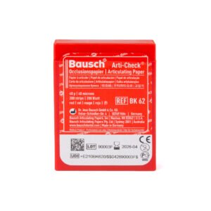 Papel de articular de 40 micras Bausch 200 tiras pre-cortadas