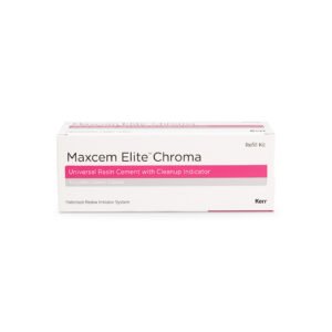 Maxcem Elite cemento de resina autoadhesivo Kerr 5gr blanco 2 jeringas